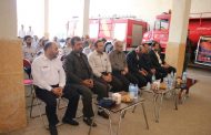 مراسم ۷ مهر روز آتش نشانی و ایمنی در مسجدسلیمان برگزار گردید