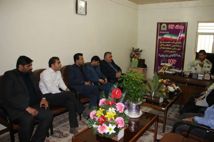 بمناسبت هفته ناجا، سرپرست شهرداری و اعضای شورای شهر مسجدسلیمان از فرمانده نیروی انتظامی دیدار کردند+تصاویر
