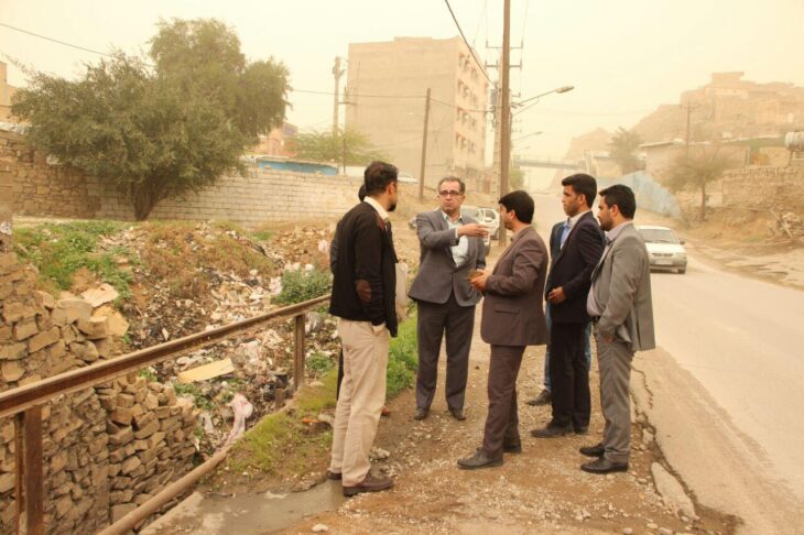بازدید میدانی شهردار و اعضای شورای اسلامی شهر، جهت اجرای چند پروژه شهری