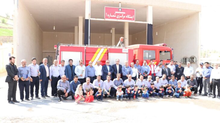 بزرگداشت ۷ مهرماه، روز آتش نشانی و ایمنی توسط شهرداری مسجدسلیمان