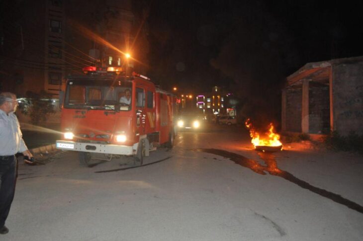 تشریح فعالیت سازمان آتش نشانی شهرداری مسجدسلیمان در شب چهارشنبه آخرسال+تصاویر