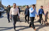بازدید سرزده شهردار مسجدسلیمان به همراه مدیرکل ستاد مدیریت بحران استان از مناطق آسیب دیده بر اثر زلزله