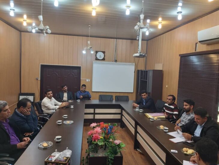 جلسه کمیته فنی شهرداری با حضور شهردار مسجدسلیمان برگزار گردید