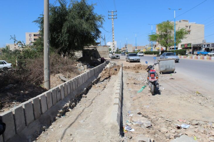 آغاز عملیات بهسازی و احداث پیاده رو، از حدفاصل منطقه ریل وی به میدان باشگاه مرکزی