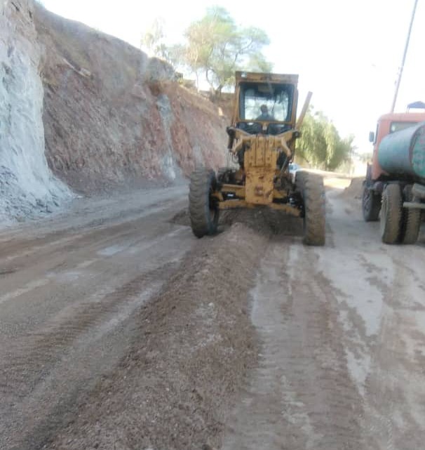 گزارش تصویری عملیات تعریض جاده ورودی به منطقه سبزآباد