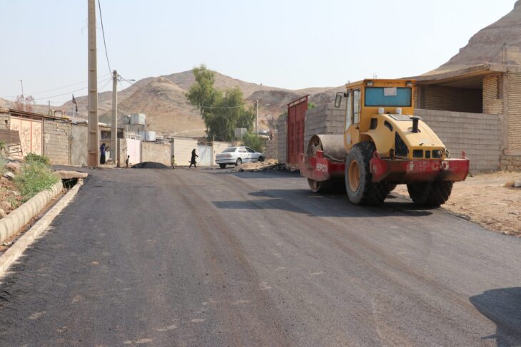 عملیات اجرایی زیرسازی و روکش آسفالت منطقه مالشنبه (کوی شهید لرستانی) انجام گردید …