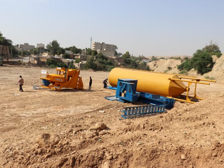 به همت پیمان مولایی شهردار مسجدسلیمان عملیات احداث بچینگ تولید بتن در مسجدسلیمان آغاز بکار کرد