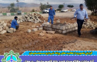 گزارش تصویری از آغاز ساخت مافگه سردار شهید حاج قاسم سلیمانی در محل شهدای گمنام توسط شهرداری مسجدسلیمان