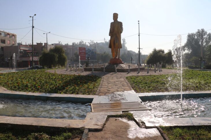 گزارش تصویری از تعمیر و راه اندازی آب نمای میدان شهید علی مردان خان بختیاری (پنج بنگله)