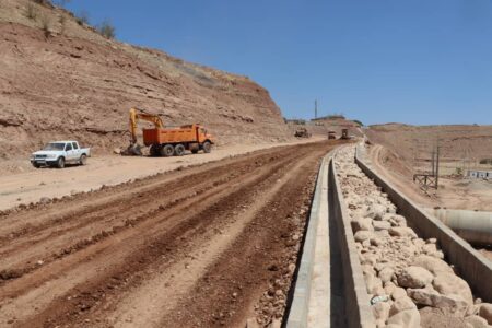 بازدید شهردار مسجدسلیمان از پروژه تعریض جاده دسترسی فرودگاه