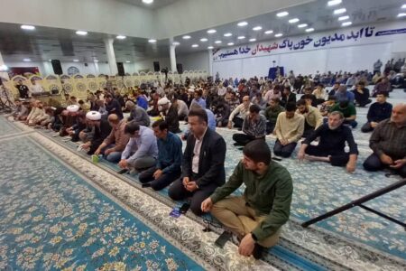 برگزاری مراسم پرفیض دعای کمیل توسط شهرداری مسجدسلیمان 