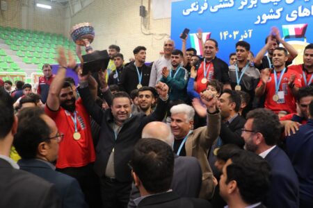 شهرداری مسجدسلیمان با اقتدار قهرمان لیگ برتر کشتی کشور  شد