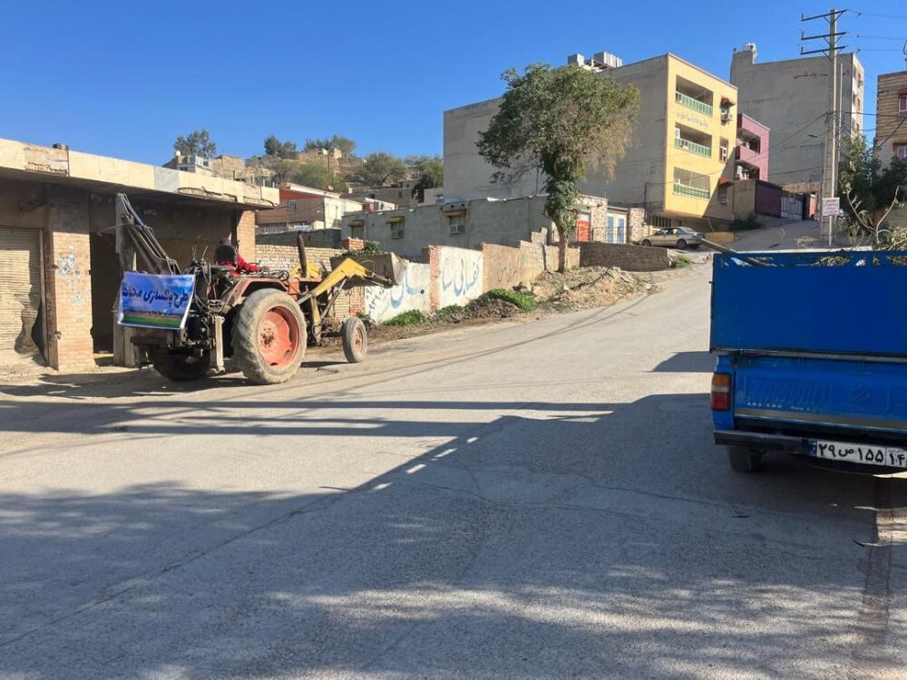 آغاز عملیات پاک سازی محلات سطح شهر مسجدسلیمان